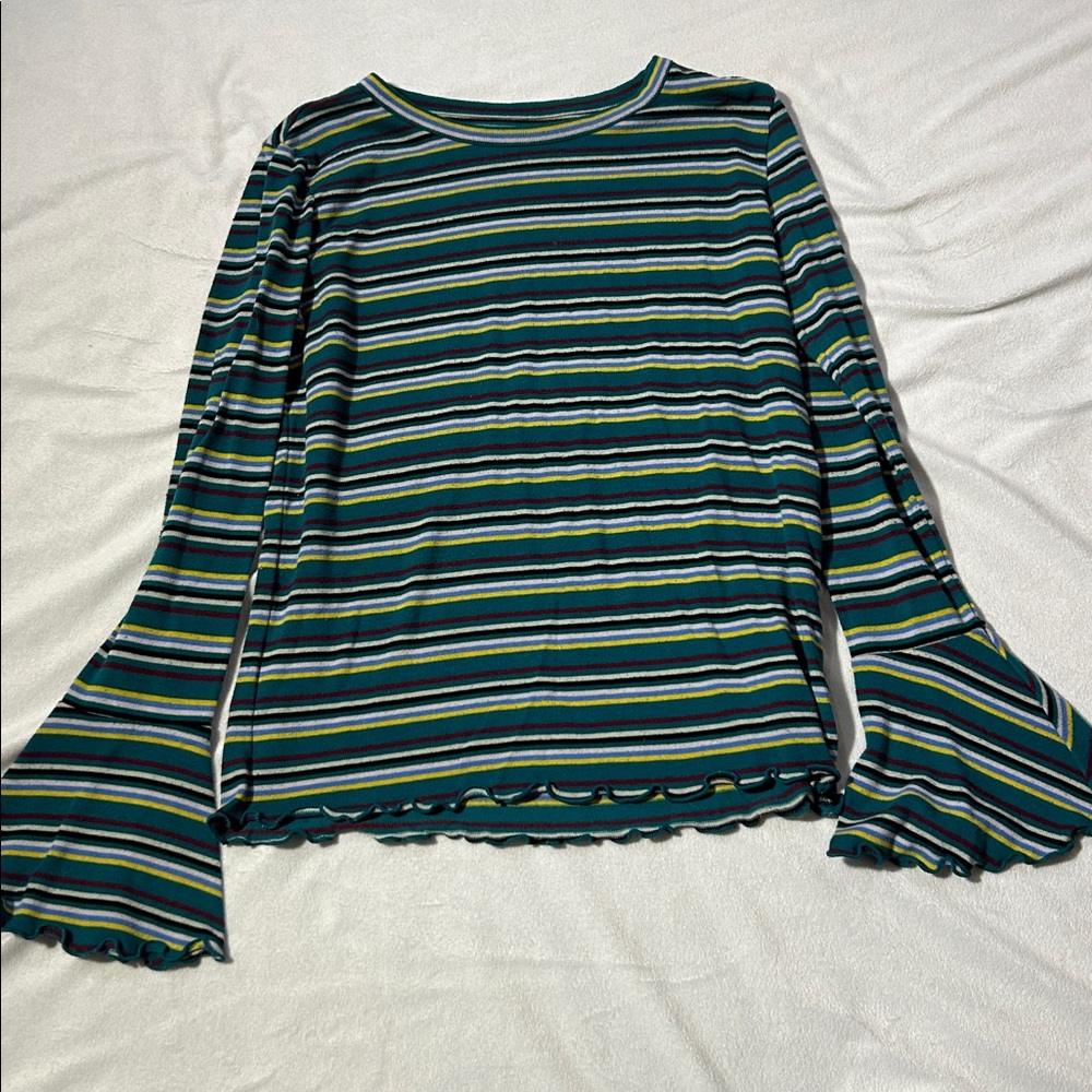 Art Class Multicolor Striped Top